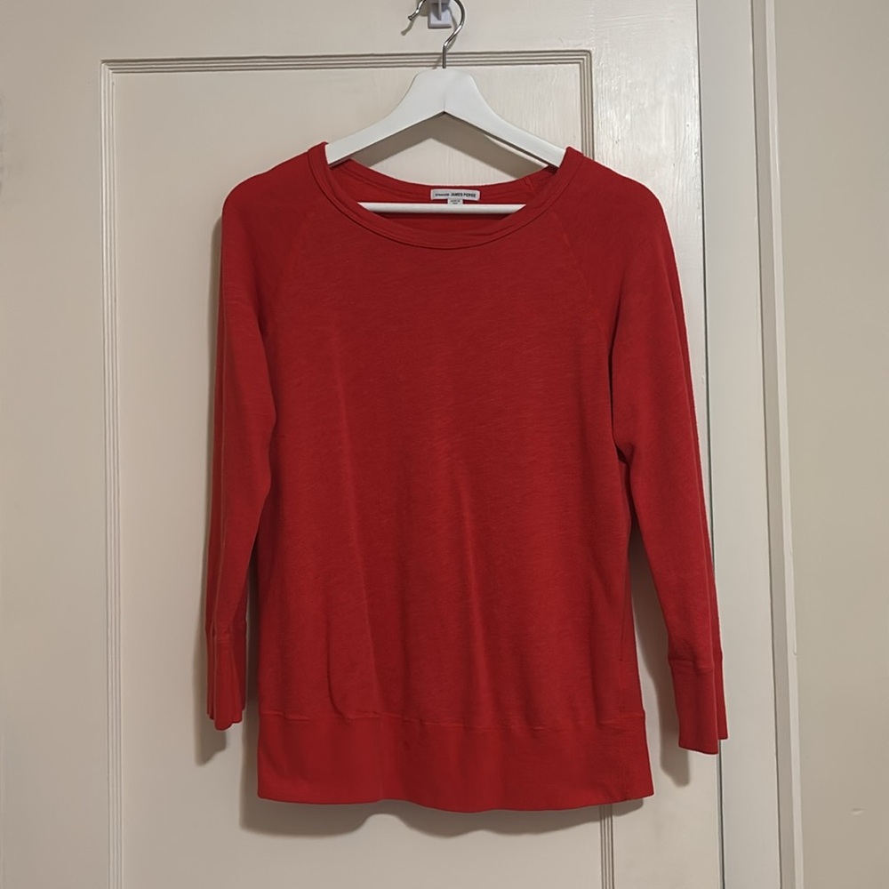James Perse Vintage French Terry Sweatshirt Medium